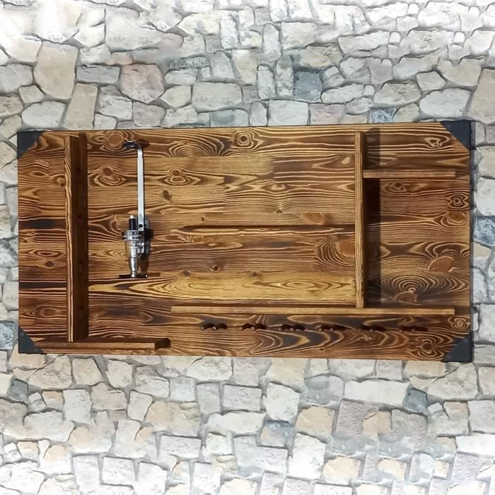 Etagère En Bois Avec Distributeur De Boissons, Wenge