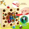 Engaging Wooden Fishing Game Toys For Boys And Girls With Magnetic Elements