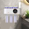 No Punching Smart Toothbrush Rack Plastic Toothbrush Intelligent Drying Rack  for Home