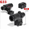 2026 New G33G43 Side-Flip Magnifier, Premium Decor Accessory for 20-22mm Rail Kids' Toy Guns