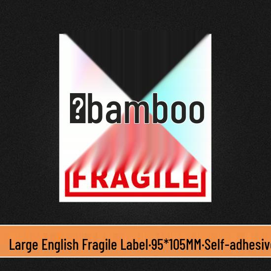 Fragile Glass Cup Handle with Care Warning Sticker