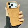 Rrtro Suede Lambskin Leather Magnetic Case For iPhone 17Air 16 15 14 13 12 17 Pro Max Plus For Magsafe Wireless Charging Cover