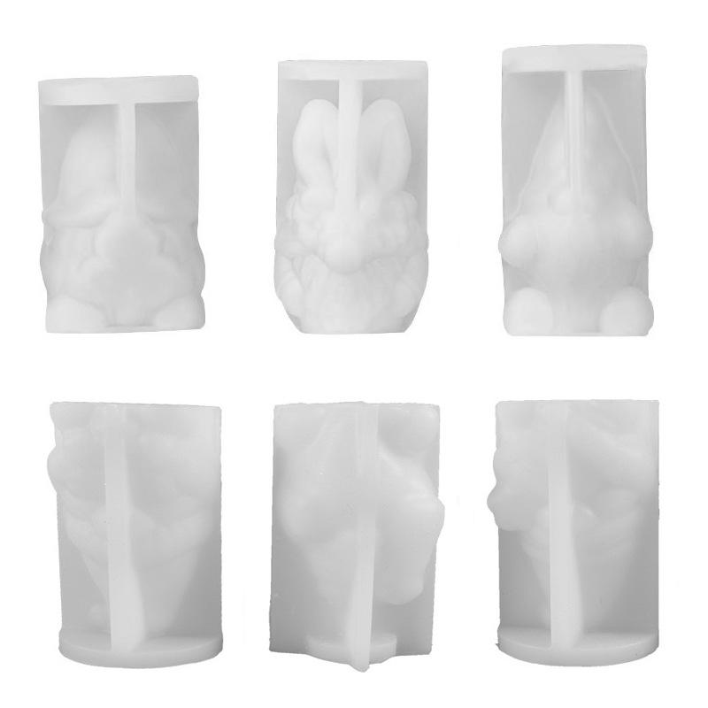 Christmas Santa Claus Snowman   Aromatherapy Candle Silicone Mold Christmas Diy Santa Claus Gypsum Ornament Festival Decoration