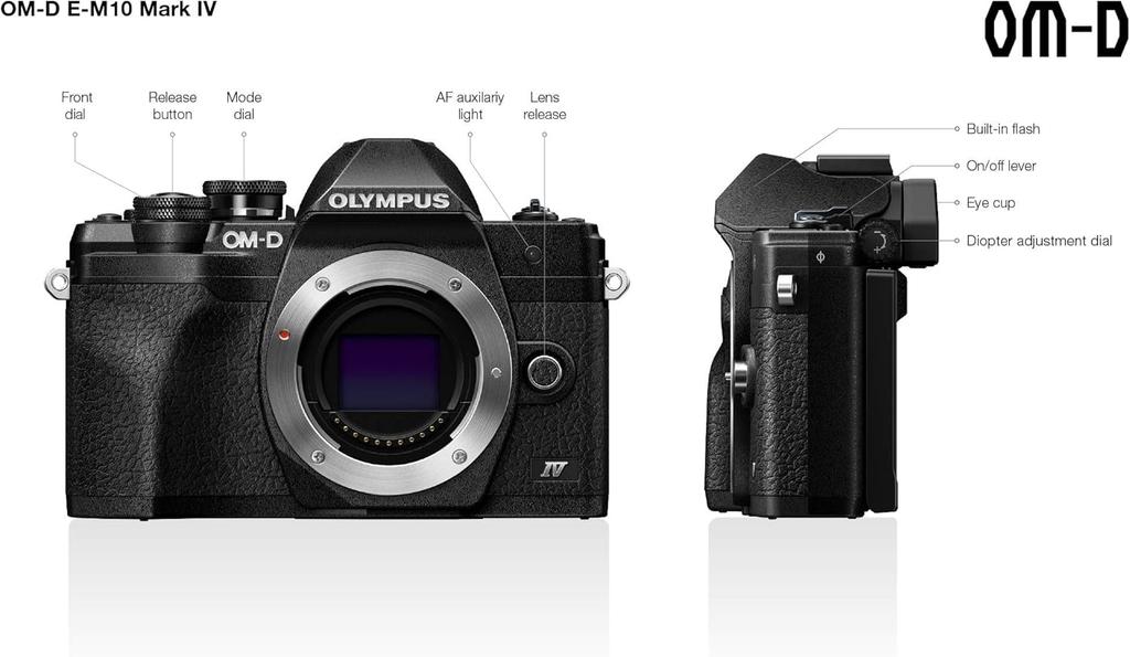 OLYMPUS Mirrorless Camera Mark IV Body Black OM-D E-M10