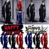 Trendy New Halloween Sexy V Neck Dress With Flare Sleeves Available In Red Black And Blue Sizes S To 5xl For A Chic Retro Look