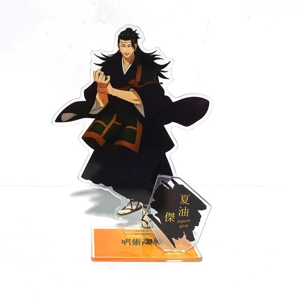 Anime Jujutsu Kaisen Gojo Satoru Geto Suguru Megumi Yuji Nobara Ieiri Shoko Acrylic Stand Doll Game Figure Model Plate Cosplay Poseable Articulated