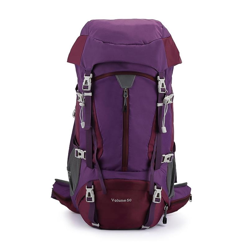 50L Waterproof Nylon Hiking Backpack - Large Capacity, Multifunctional for Outdoor Sports, Camping, and Travel