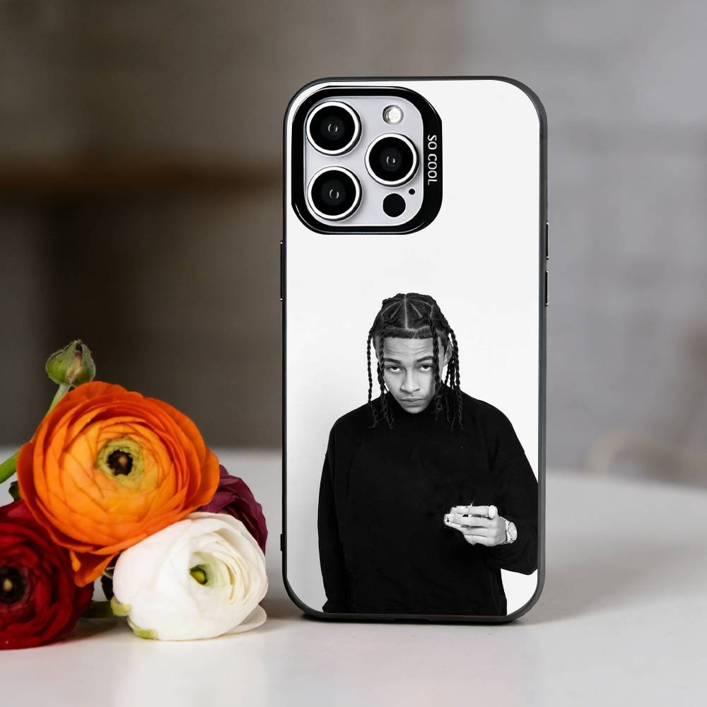 DD O-Osama Rapper Phone Case For iPhone 17,16,15,14,13,12,11 Plus,Pro Max,XS,Colorful Silver Phone case Funda Cover iPhone11PROMAX