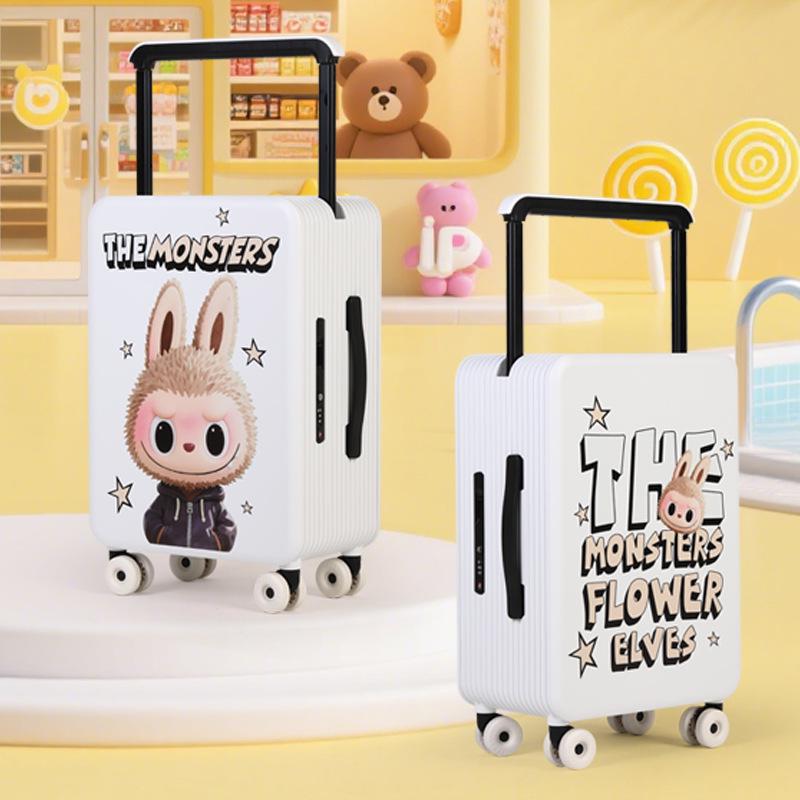 

Настраиваемый милый мультяшный дорожный чемодан большой вместимости для студенток 20-inch