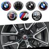umbrx8 4Pcs 56/60/65MM Car Wheel Hub Cap Center Sticker Emblem Auto Badge Decal Accessories For BMW G30 F02 E46 G28 F30 F10 E60 E90 G20