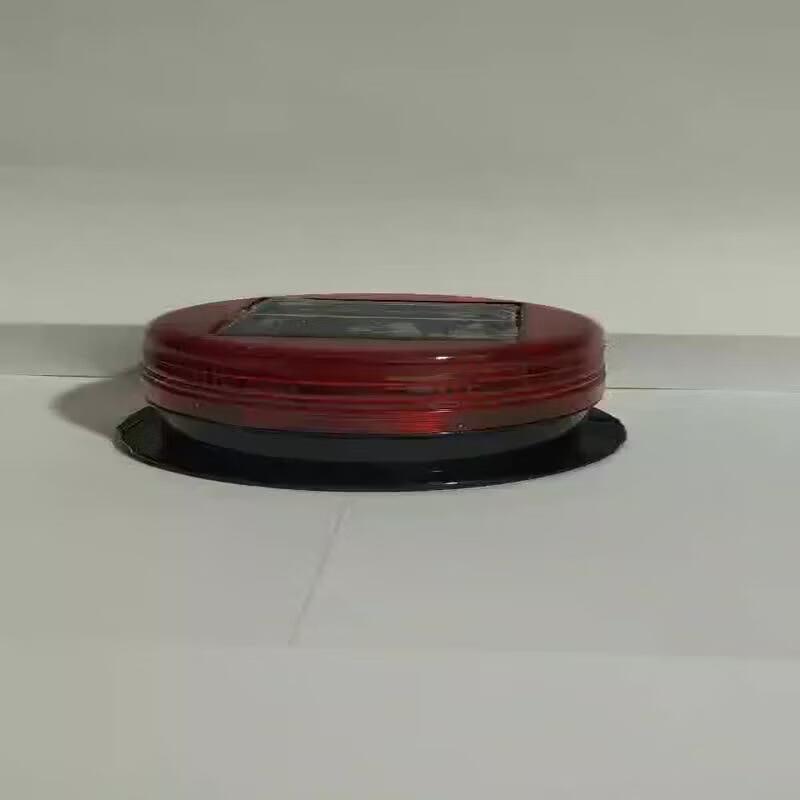 LED Solar Powered Red/Blue Flashing Warning Light
