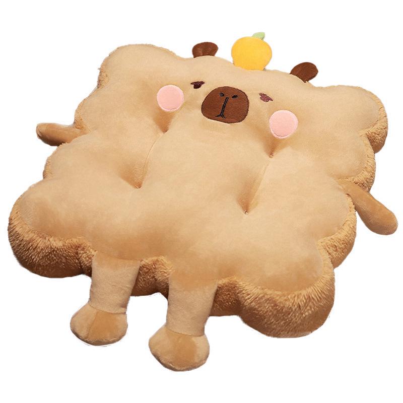 Office Cute Toast Seat Cushion - Floating Chair and Car Cushion for Buttocks