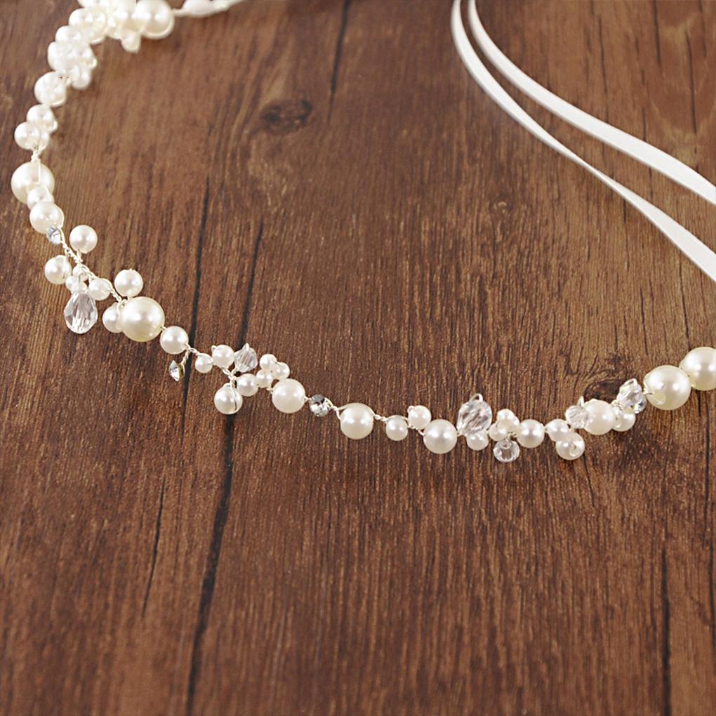 Eleganti Accessori per Capelli da Sposa con Perle per Donna Fiore Sposa Squisiti Non Facili da Sbiadire