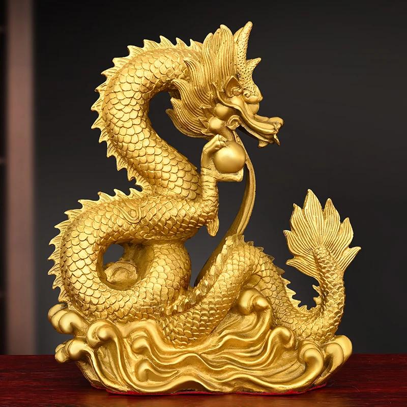 Lucky Dragon Ornaments Auspicious Dragon Play Beads Twelve Zodiac Home Decor Gifts