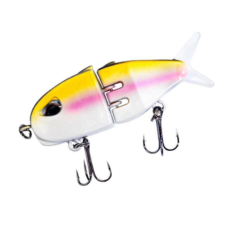 60cm Realistic Fishing Lures 2 Joint Fishing Swimbait Colorful Double Hook Swim Bait For Trout Freshwater Saltwater Fishing Gear