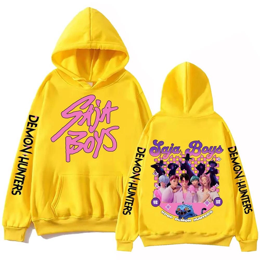 Saja Boys KPop Dämonenjäger Grafik Hoodie Harajuku Hip Hop Y2k Kapuzenpullover Tops Herbst Winter Langarm Sweatshirt
