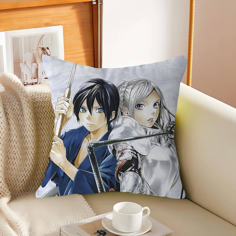 Аниме Н-Норагами Декоративная Эстетика Комнаты Наволочка Домашний Декор Спальня Диван Кровать Наволочка 45х45 12x12Inch