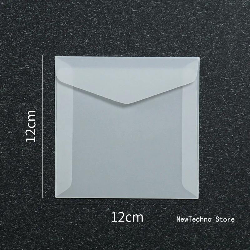 Transparent Sulfuric Acid Paper Envelope Vintage Wedding Postcard Invitation Card Storage Translucent Blank Envelope 1pc
