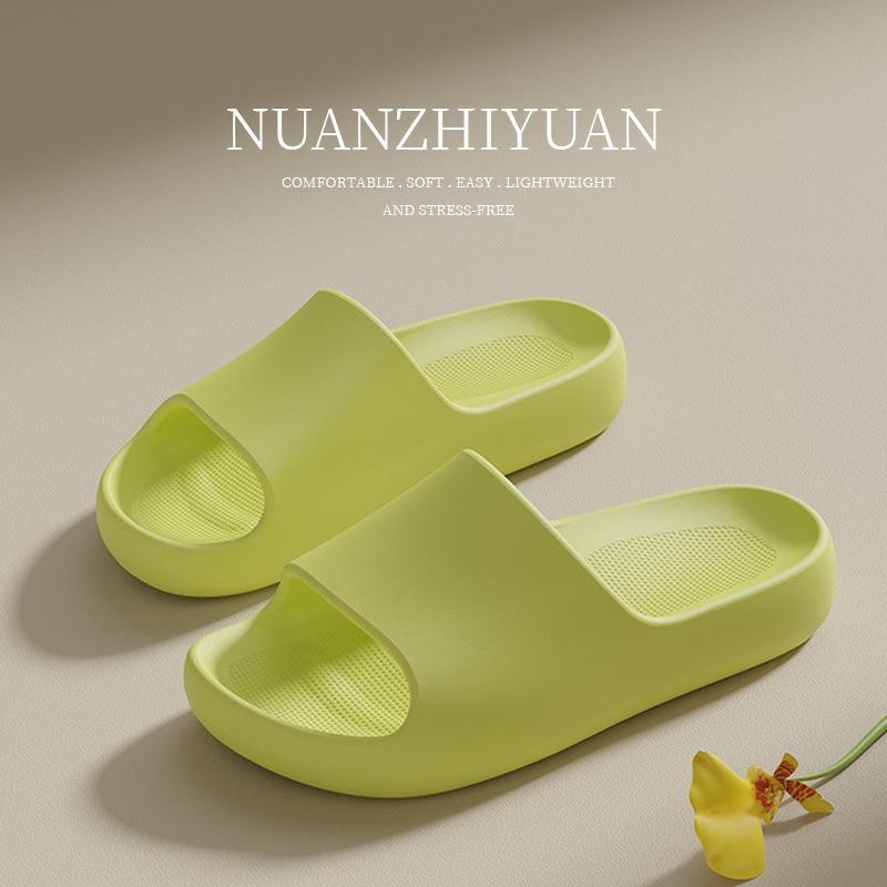 Warm edge eva new cool slippers women's summer home use heightening outer wear beach shoes