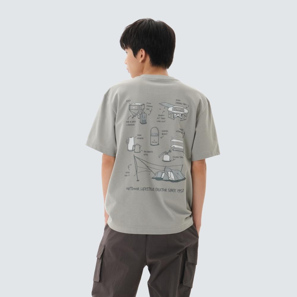 [Snowpeak] Sorona Gear Short Sleeve T-Shirt Mint (S26MUFTS06)