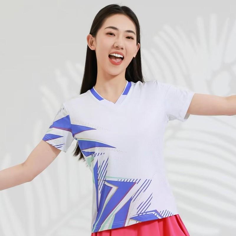 Badminton Table Tennis Quick Dry Sport Shirts Men Women Kids