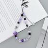 Aesthetic Beaded Phone Charms With Cute Butterfly Heart Pendants Colorful Acrylic Beads For Teen Girls Gifts Phone Decoration