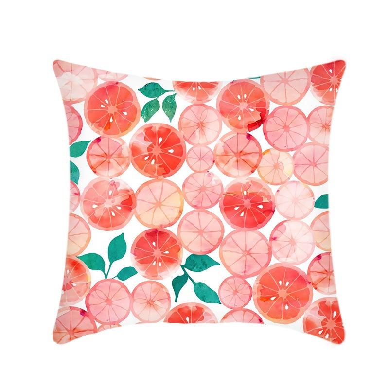 Fruit Lemon Ice Cream Popsicle Sofa Home Pillow Cover Small Fresh and Sweet Style Sofa Pillow Cover