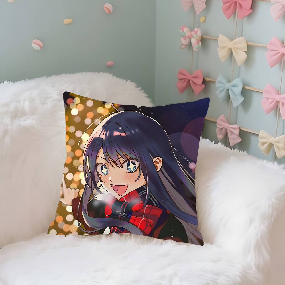 A-Ados-K-Kyogens-X Uta-s Pillow Case Cushion Cover Soft Cute Throw Pillow Case For Car Sofa Pillowcase Polyester With Zipper