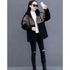 Plus Velvet Thick Jacket Women's Autumn and Winter Korean Version of The Loose Zipper Hooded Jacket Top