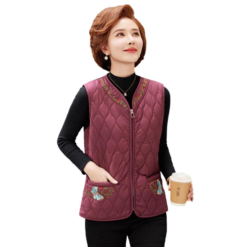

Yuzhaolin Women s Autumn Winter Cotton Vest L (fits 90-105 jin)