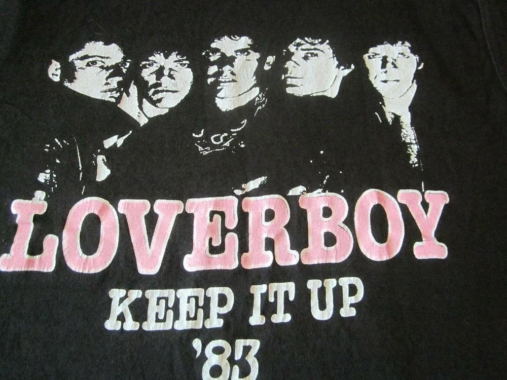LOVERBOY BAND CONCERT TOUR Shirt Black Unisex S-2345XL 1G0464 Unisex T-Shirt XXXL