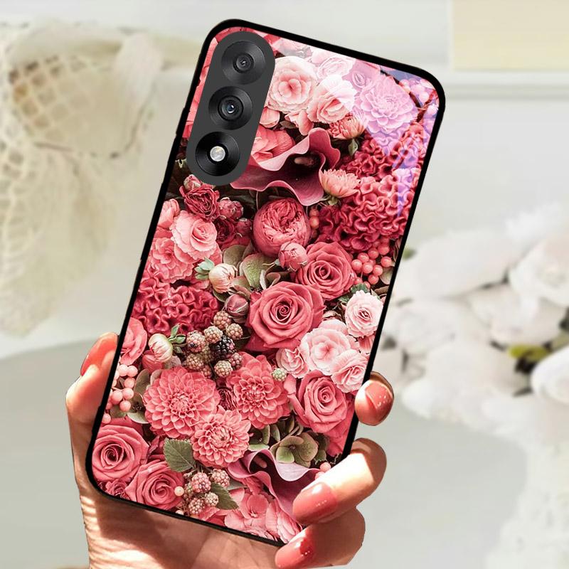För OnePlus Nord 5 5G Stötsäker Mobilskal Härdat Glas Baksida För OnePlus Nord5 Capa Bumper Fundas Skyddande Skal