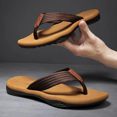 High Quality Brand Men Flip Flops Summer Beach Flip Flops Men Casual Breathable Thicken Beach Men Slippers Outdoor
