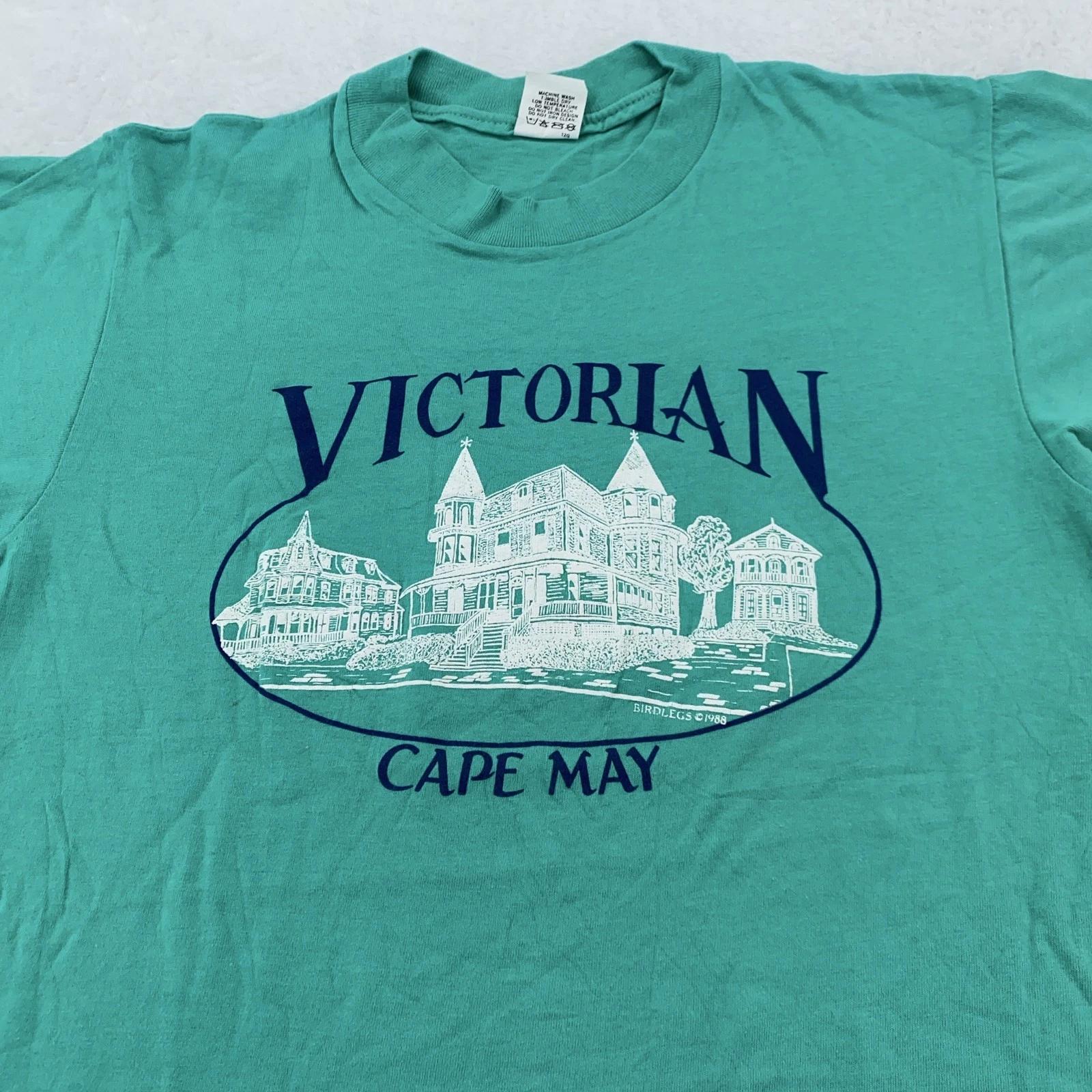 

Vintage Victorian Cape May New Jersey Shirt Small 80s Tee Style Architecture S