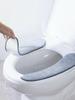 38*10cm Toilet Seats Washable And Reusable Bathroom Toilets Soft Warmer Mat Cover Pad Covers Household Merchandises Accessories