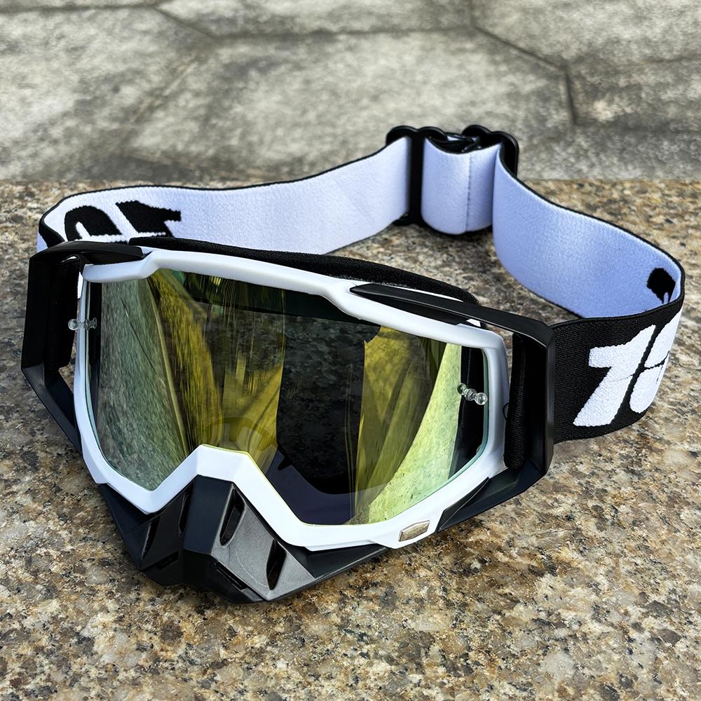100 Off-road Goggles Motocross Glasses Motorcycle Sunglasses Man MTB ATV Mask Windproof Protection Skiing Cycling Racing Goggles