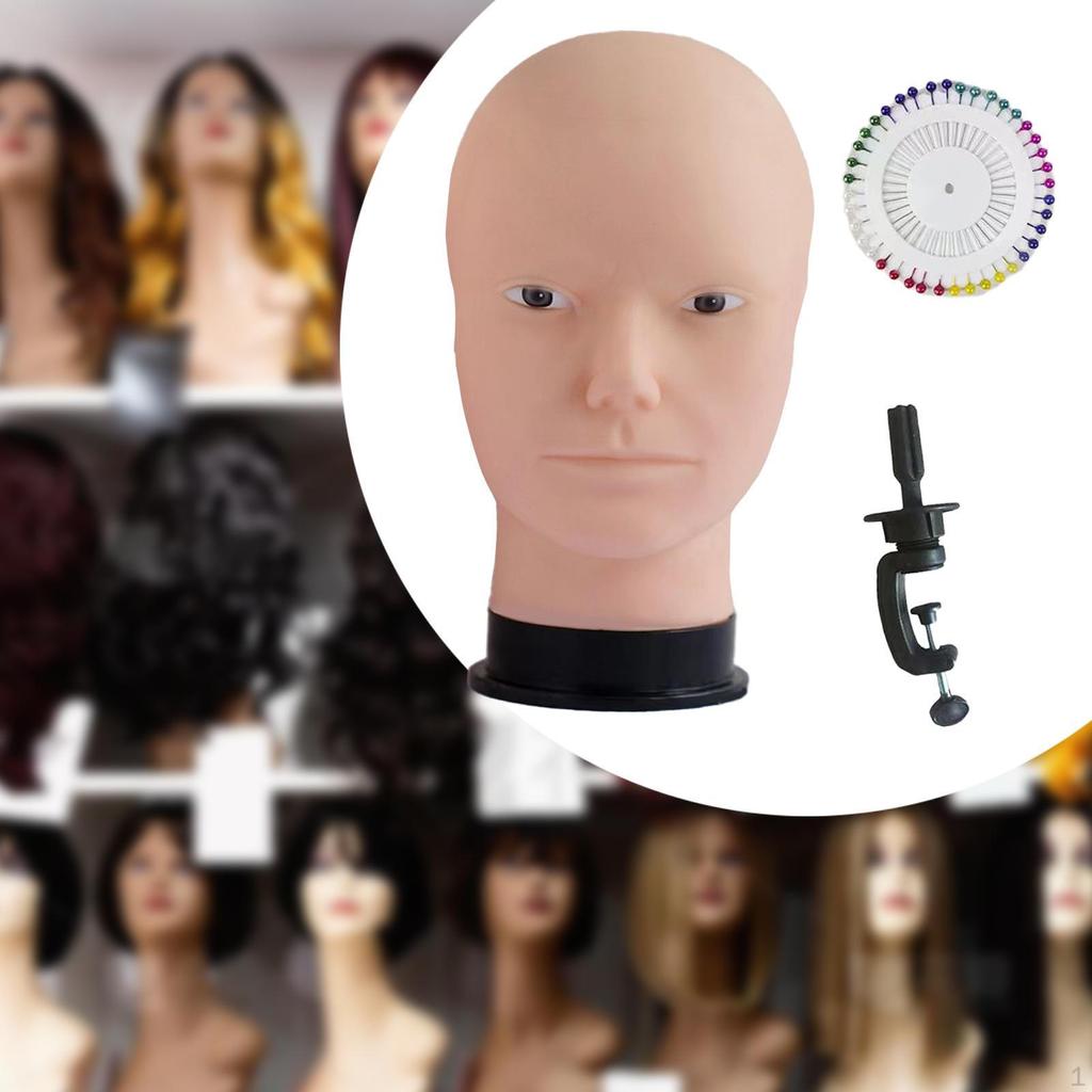 Erkek Kel Manken Baş Manken Modeli Çok İşlevli Sabit Tabanlı Gözlük Eğitimi