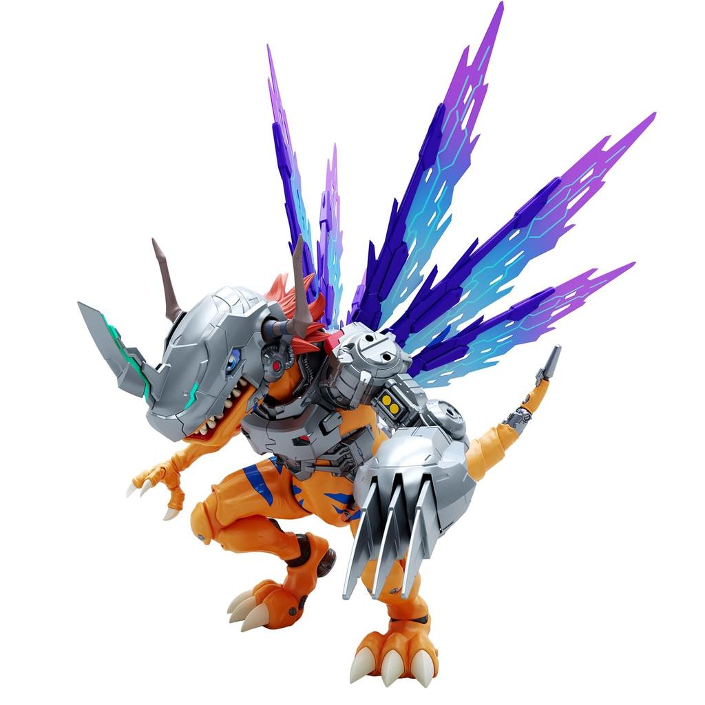 BANDAI SPIRITS Standard Amplified Digital Monster MetalGreymon Plastic Model Figure-rise (Vaccine Species) Pre-Colored