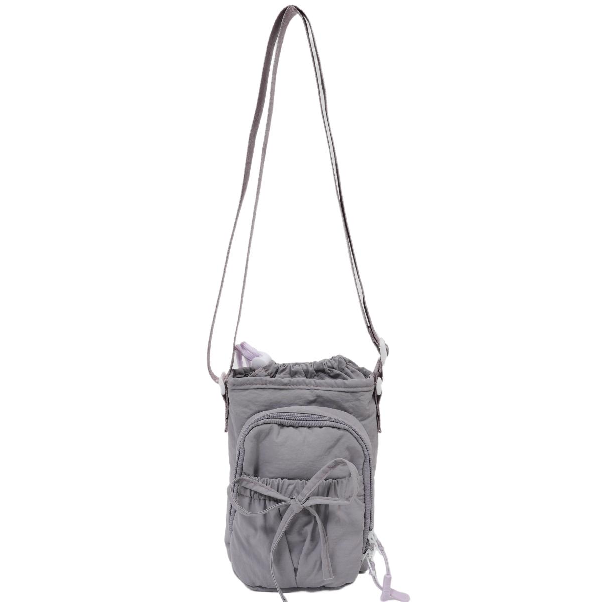 

Nyl Zipper Bow Crossbody Bags Summer New Solid Color 2026 Bags for Women Soft Simple Large Capacity Women s Handbags фіолетовий