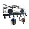 Versatile Metal Wall Mounted Key Organizers with Easy Setups rusts  Resistant Wall Hanger for Home entryway  or Office Use