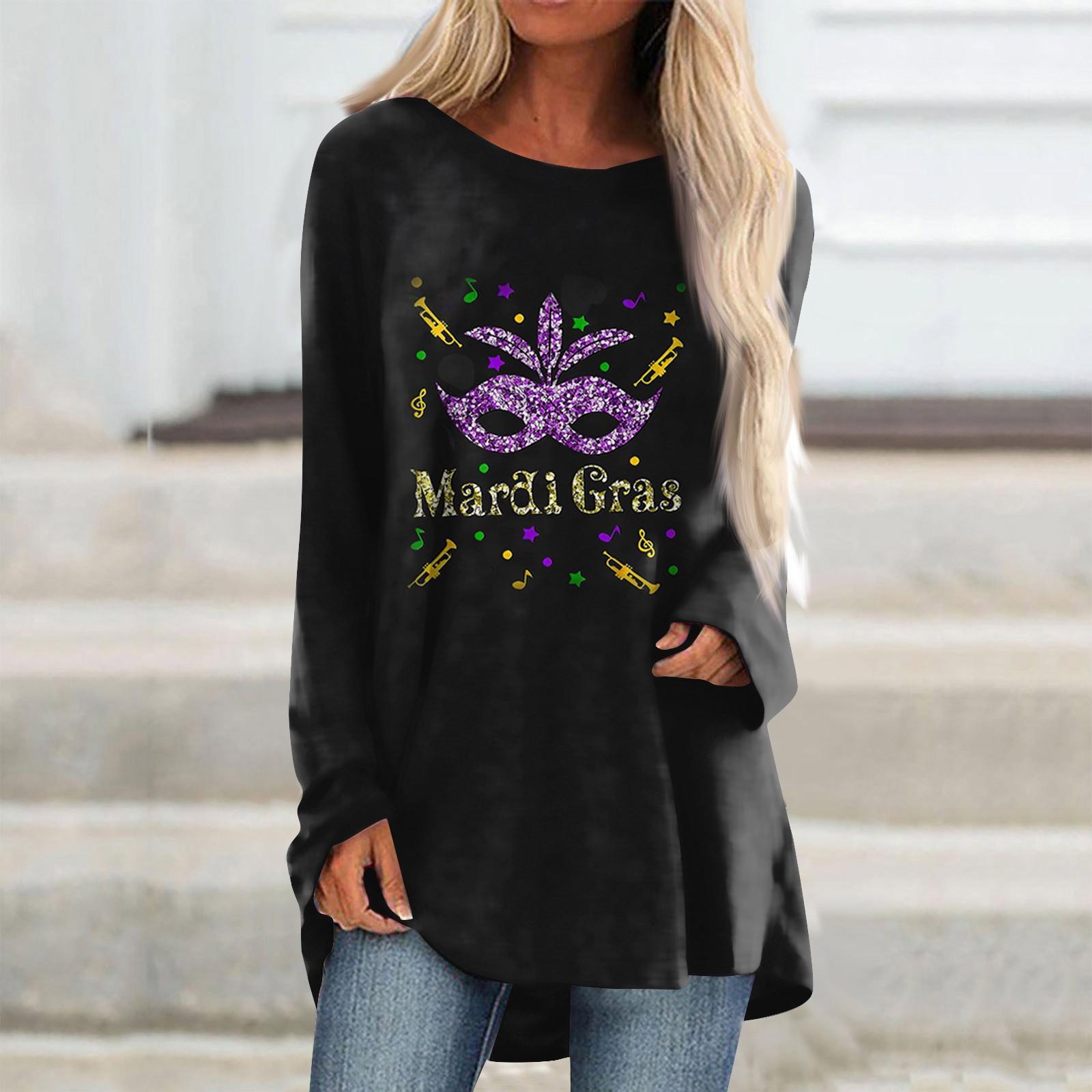 

Женская повседневная футболка больших размеров с длинными рукавами и круглым вырезом, топ, пуловер XXXL