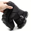 Wasserdichte Winterstiefel für Damen, neuer Kunstpelz, langer Plüsch-Schneestiefel, Plateaustiefeletten für Damen, warme Baumwoll-Paarschuhe