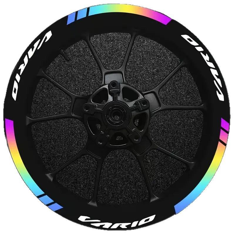For VARIO Motorcycle 14 Inch Wheel Reflective Sticker Waterproof Personality Creative Color Warning Sticker