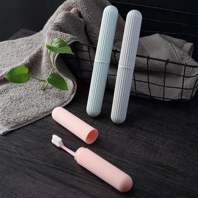Travel Portable Toothbrush Box Bathroom Washing Toothbrush Cover Plastic Toothbrush Storage Travel Organizer