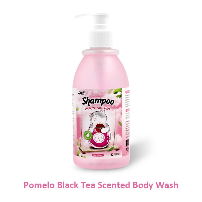 

280мл Гель для душу для котів Аромат чаю Шампунь Догляд за шерстю Бактерицидний Видалення кліщів Проти свербіння Дезодорант Глибоке очищення Товари для домашніх тварин