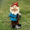 Cartoon Gnomes Statue Outdoor Garden Yard Decorations Cute Funny Dwarf Statue Middle Finger Gnome Creative Tree Hanging Ornament