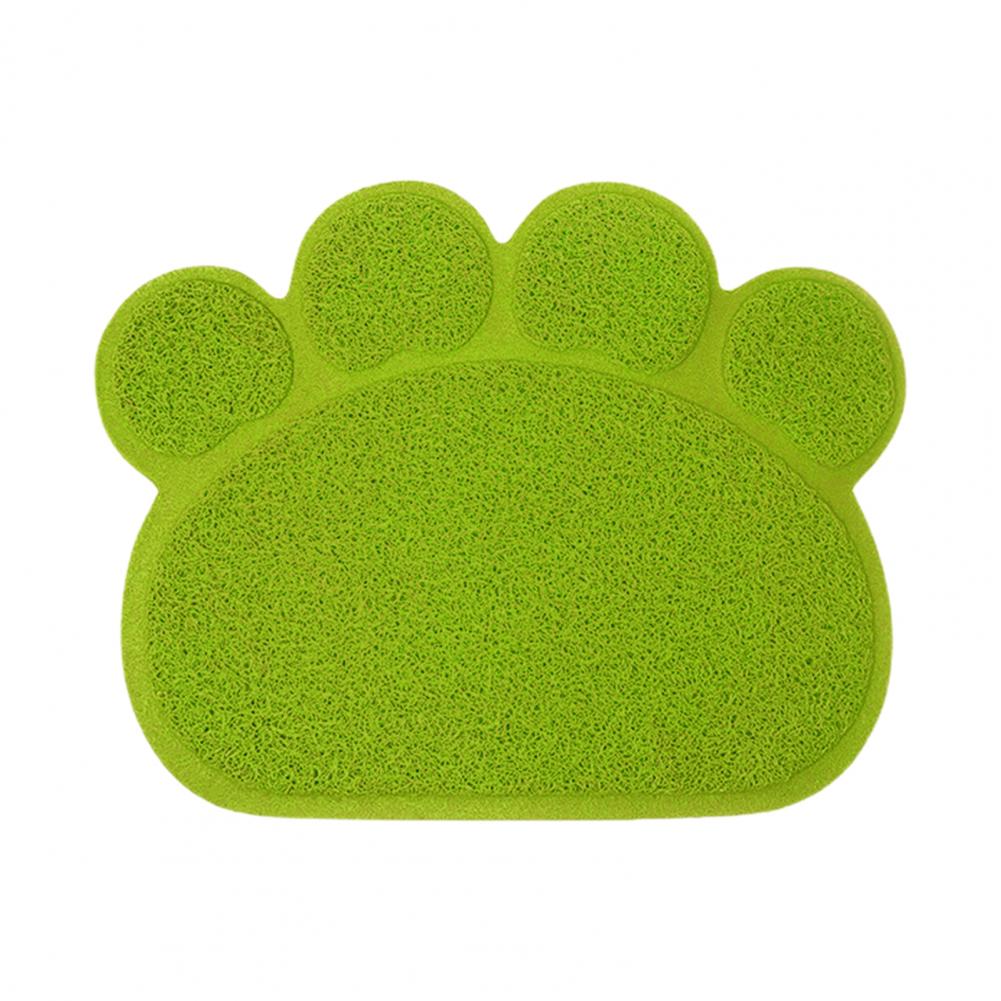 Cat Litter Mat Soft Leak-proof Non-slip Less Waste Cloth Claw Shape Cat Litter Pad Pet Litter Mat Cat Supplies
