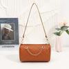 High quality diamond cylinder bag double shoulder strap niche chain diamond bag