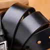 Luxury Design Business Leather Belt Versatile Trouser Dress Belts Retro Waist Strap