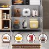 Modern Carbon Steel Kitchen Storage Cabinet